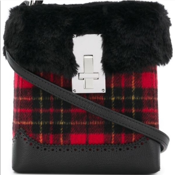 The Volon Black Plaid Bag - Picture 1 of 4